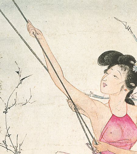 京口-胡也佛的仕女画和最知名的金瓶梅秘戏图